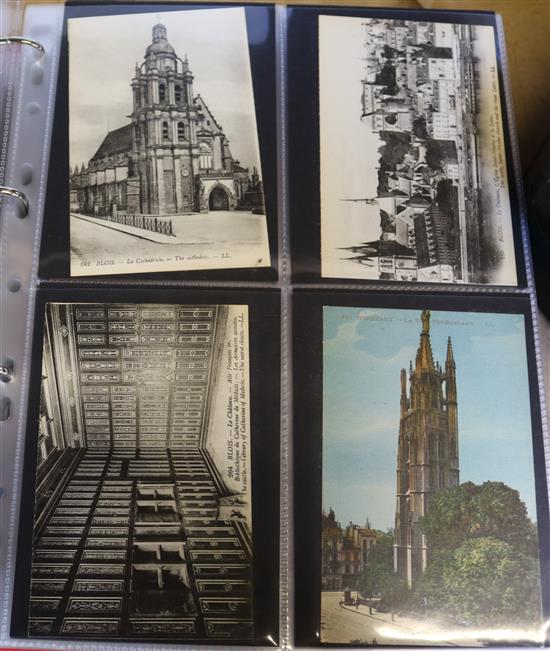 Album french postcards(-)